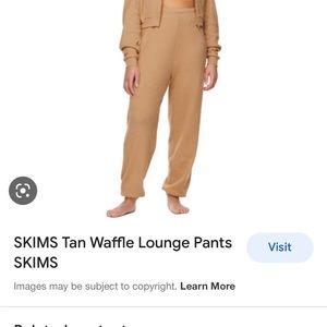 Skims Waffle Pant size XS